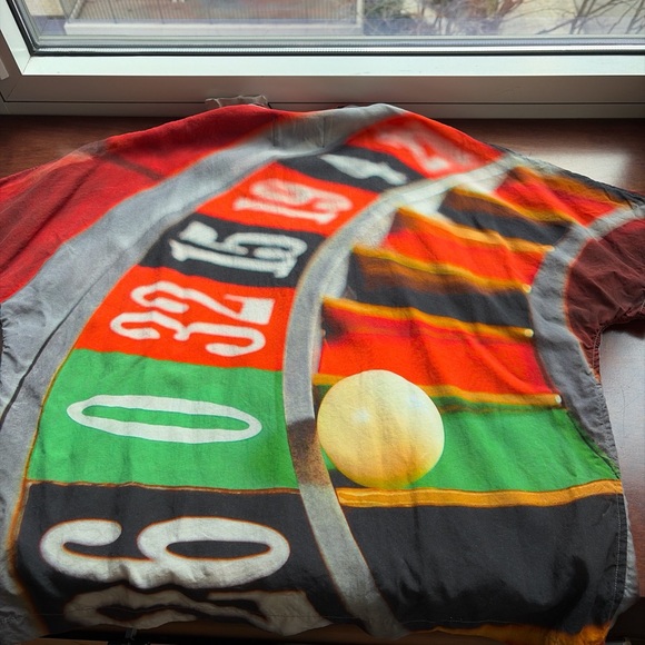 Awake Multicolor Roulette Print Men's Shirt - Picture 4 of 5